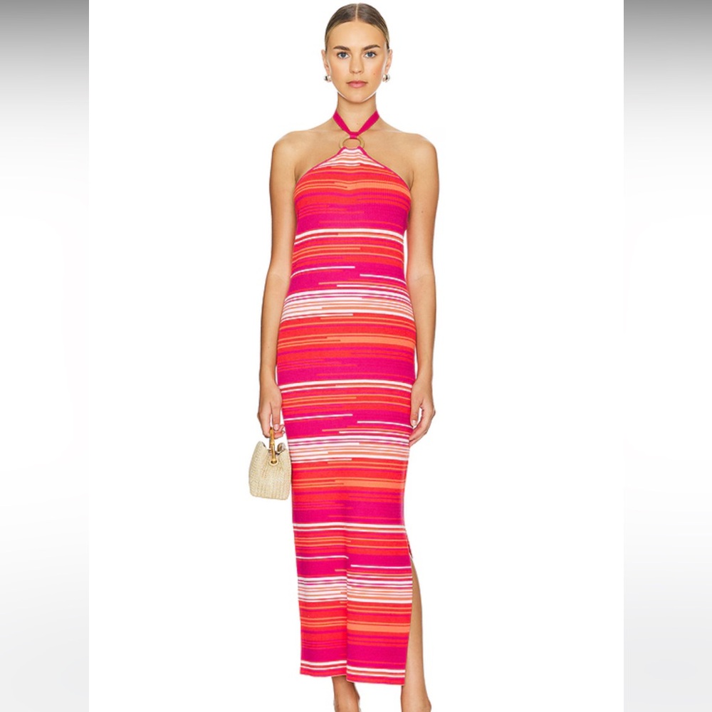 Halter Knit Maxi Dress